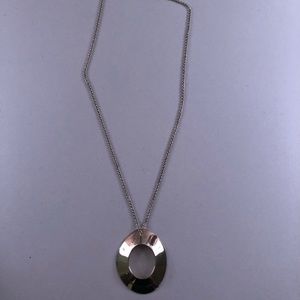 Tiffany & Co. Oval Logo Medallion Necklace